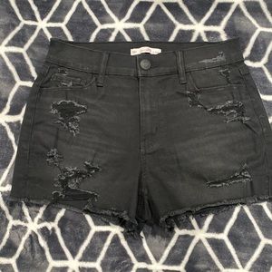 Distressed Jean Shorts